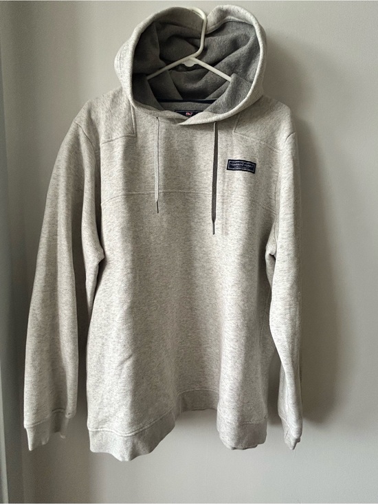 Vineyard Vines Tops - Vineyard Vines Light Gray Pullover Hoodie Shep & Ian